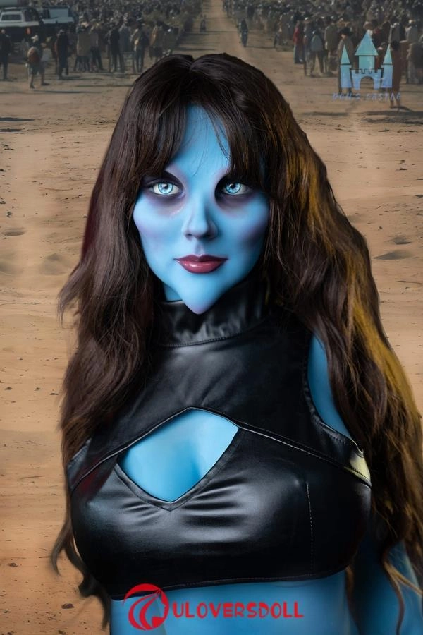 Blue Skinned Ugly Alien Female Sexdolls