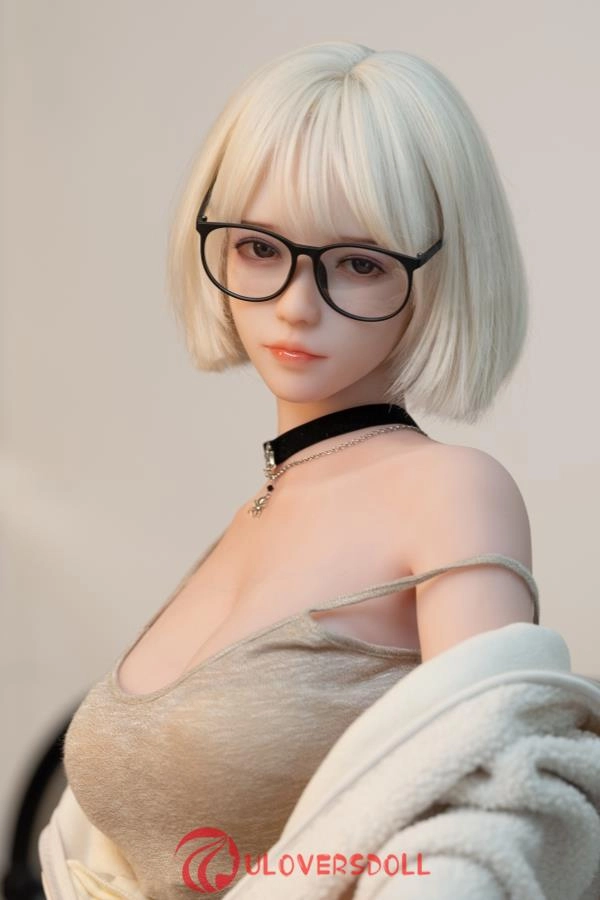 Silver Haired Girl Sex Doll