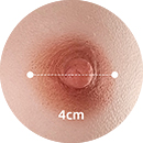 4cm Areola Size