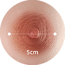 5cm Areola Size