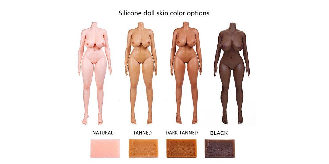 Silicone sex doll skin color