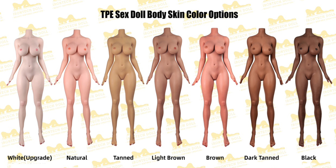 tpe sex doll skin color