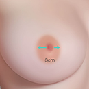 3cm Areola Size