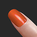 Orange Fingernail Color